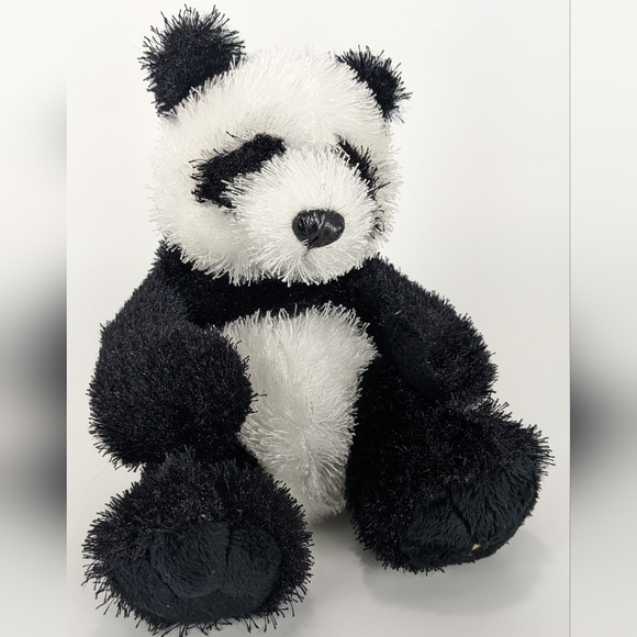GANZ Webkinz Panda Black and White Plushie - Picture 6 of 6